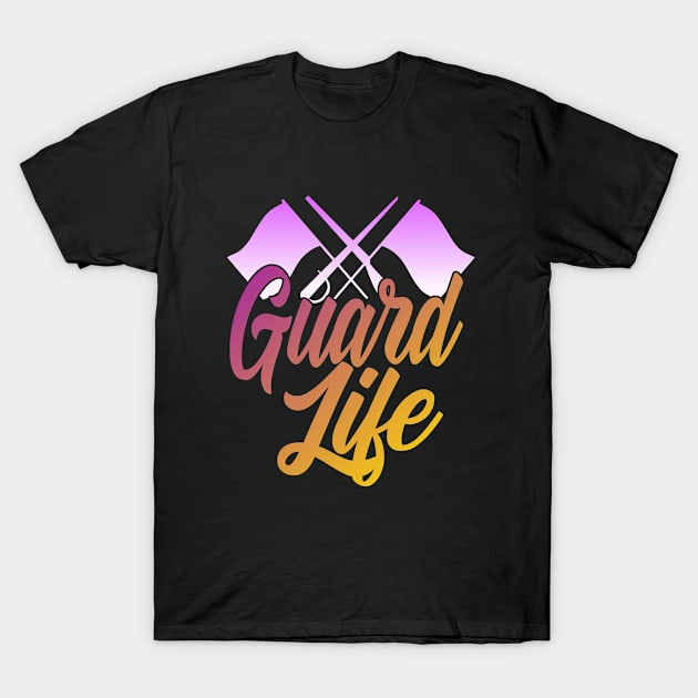 Color Guard - Guard Life T-Shirt by Kudostees